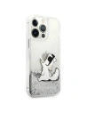 Buy Karl Lagerfeld KLHCP13XGCFS Apple iPhone 13 Pro Max silver hardcase Liquid Glitter Choupette Fun - KLD693SLV - {ean13} - Home Screen Store Europe