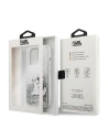 Buy Karl Lagerfeld KLHCP13XGCFS Apple iPhone 13 Pro Max silver hardcase Liquid Glitter Choupette Fun - KLD693SLV - {ean13} - Home Screen Store Europe