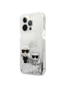 Kup Etui Karl Lagerfeld KLHCP13XGKCS Apple iPhone 13 Pro Max stříbrný/silver hardcase Liquid Glitter Karl&Choupette - KLD694SLV - {ean13} - Sklep Home Screen