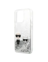 Kup Etui Karl Lagerfeld KLHCP13XGKCS Apple iPhone 13 Pro Max stříbrný/silver hardcase Liquid Glitter Karl&Choupette - KLD694SLV - {ean13} - Sklep Home Screen