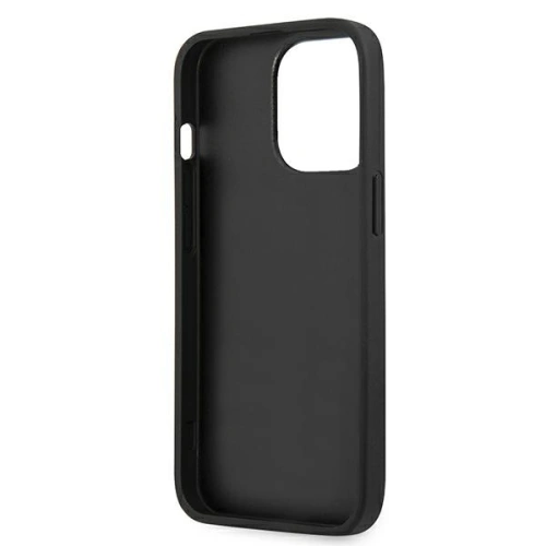 Kup Etui Karl Lagerfeld KLHCP13XSAKHBK Apple iPhone 13 Pro Max czarny/black hardcase Saffiano Ikonik Karl`s Head - KLD696BLK - {ean13} - Sklep Home Screen