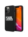 Etui Karl Lagerfeld KLHCP13XSLKLRBK Apple iPhone 13 Pro Max Silicon Stack Logo negru/black