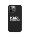Kup Etui Karl Lagerfeld KLHCP13XSLKLRBK Apple iPhone 13 Pro Max Silicon Stack Logo negru/black - KLD697BLK - {ean13} - Sklep Home Screen