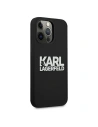 Kup Etui Karl Lagerfeld KLHCP13XSLKLRBK Apple iPhone 13 Pro Max Silicon Stack Logo negru/black - KLD697BLK - {ean13} - Sklep Home Screen