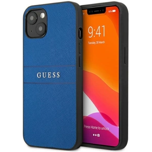Kup Case Guess GUHCP13SPSASBBL Apple iPhone 13 mini blau Saffiano Strap - GUE1336BLU - {ean13} - Sklep Home Screen