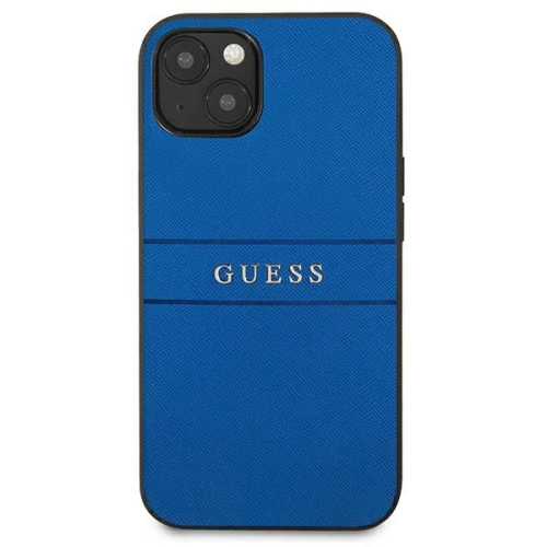 Kup Etui Guess GUHCP13SPSASBBL Apple iPhone 13 mini albastru Saffiano Strap - GUE1336BLU - {ean13} - Sklep Home Screen