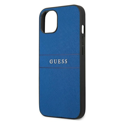 Kup Etui Guess GUHCP13SPSASBBL Apple iPhone 13 mini albastru Saffiano Strap - GUE1336BLU - {ean13} - Sklep Home Screen