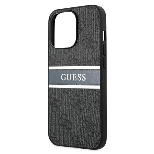 Kup Case Guess GUHCP13X4GDGR Apple iPhone 13 Pro Max grau/grey hardcase 4G Stripe - GUE1337GRY - {ean13} - Sklep Home Screen