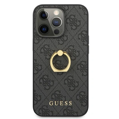 Kup Etui Guess GUHCP13X4GMRGR Apple iPhone 13 Pro Max šedý/grey hardcase 4G s kroužkem na stojánek - GUE1339GRY - {ean13} - Sklep Home Screen