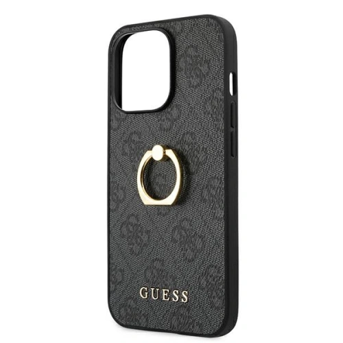 Kup Etui Guess GUHCP13X4GMRGR Apple iPhone 13 Pro Max šedý/grey hardcase 4G s kroužkem na stojánek - GUE1339GRY - {ean13} - Sklep Home Screen