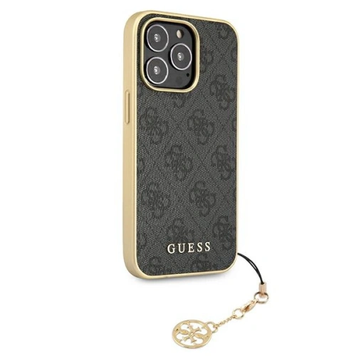 Kup Etui Guess GUHCP13XGF4GGR Apple iPhone 13 Pro Max szary/grey hardcase 4G Charms Collection - GUE1340GRY - {ean13} - Sklep Home Screen