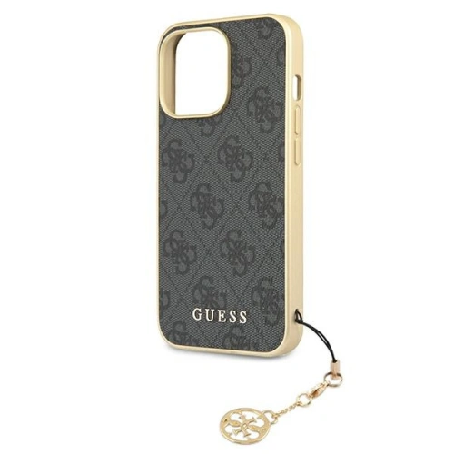 Kup Etui Guess GUHCP13XGF4GGR Apple iPhone 13 Pro Max szary/grey hardcase 4G Charms Collection - GUE1340GRY - {ean13} - Sklep Home Screen