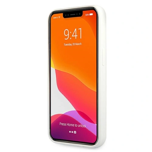 Buy Karl Lagerfeld KLHCP13XSLKLWH Apple iPhone 13 Pro Max Silicone Stack Logo white - KLD698WHT - {ean13} - Home Screen Store Europe