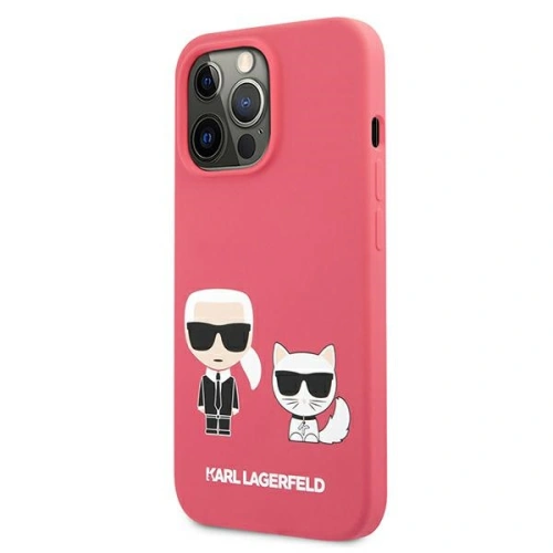 Kup Etui Karl Lagerfeld KLHCP13XSSKCP Apple iPhone 13 Pro Max hardcase roz/roz Silicon Karl & Choupette - KLD699PNK - {ean13} - Sklep Home Screen