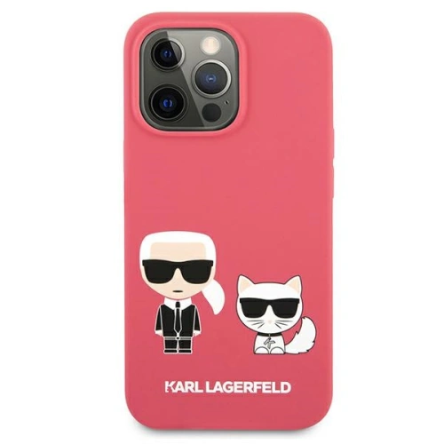 Kup Etui Karl Lagerfeld KLHCP13XSSKCP Apple iPhone 13 Pro Max hardcase roz/roz Silicon Karl & Choupette - KLD699PNK - {ean13} - Sklep Home Screen