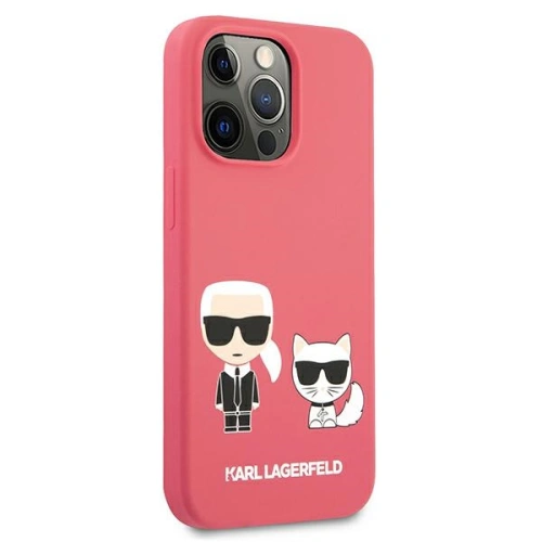 Kup Etui Karl Lagerfeld KLHCP13XSSKCP Apple iPhone 13 Pro Max hardcase roz/roz Silicon Karl & Choupette - KLD699PNK - {ean13} - Sklep Home Screen