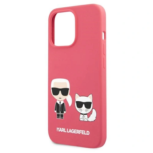 Kup Etui Karl Lagerfeld KLHCP13XSSKCP Apple iPhone 13 Pro Max hardcase roz/roz Silicon Karl & Choupette - KLD699PNK - {ean13} - Sklep Home Screen