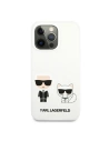 Kup Etui Karl Lagerfeld KLHCP13XSSKCW Apple iPhone 13 Pro Max hardcase bílý/white Silicone Karl & Choupette - KLD700WHT - {ean13} - Sklep Home Screen