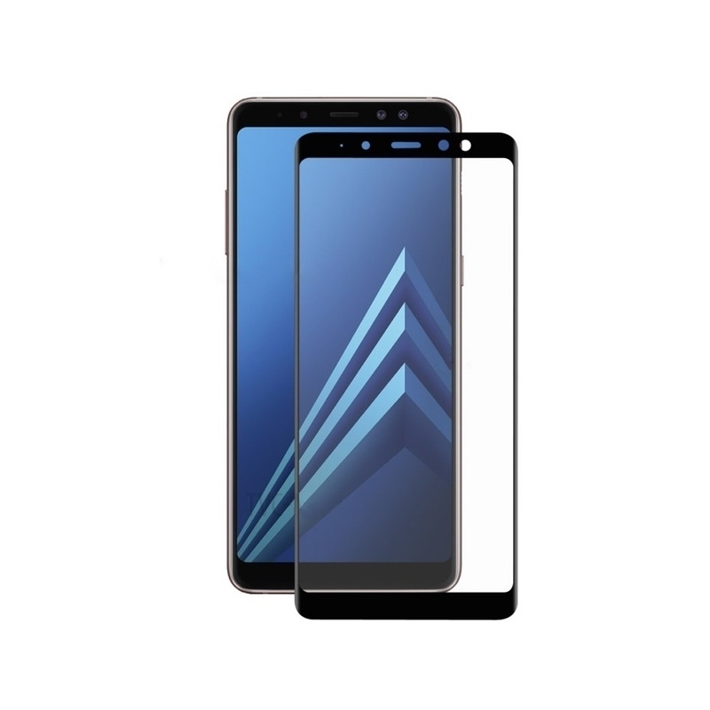 Szkło hartowane Home Screen Glass Samsung Galaxy A8 2018 Full Cover Black