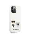 Kup Etui Karl Lagerfeld KLHCP13XSSKCW Apple iPhone 13 Pro Max hardcase bílý/white Silicone Karl & Choupette - KLD700WHT - {ean13} - Sklep Home Screen