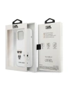 Kup Case Karl Lagerfeld KLHCP13XSSKCW Apple iPhone 13 Pro Max Hartschale weiß/white Silikon Karl & Choupette - KLD700WHT - {ean13} - Sklep Home Screen