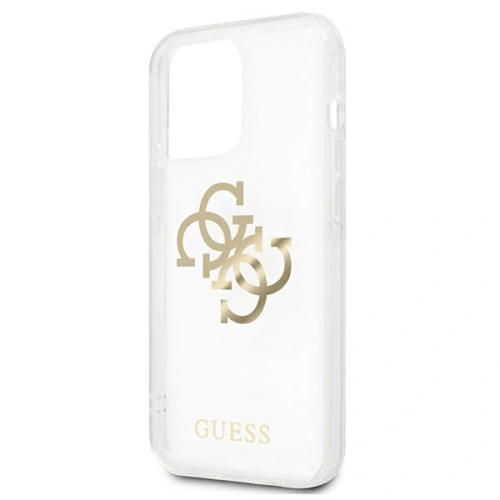 Buy Guess GUHCP13XKS4GGO Apple iPhone 13 Pro Max Transparent hardcase 4G Gold Charms Collection - GUE1344CL - {ean13} - Home Screen Store Europe