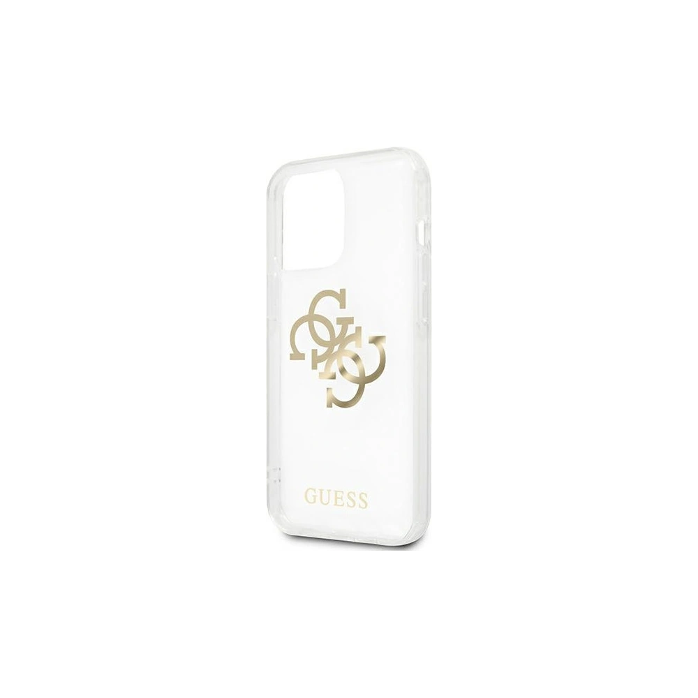 Etui Guess GUHCP13XKS4GGO Apple iPhone 13 Pro Max Transparent hardcase 4G Gold Charms Collection