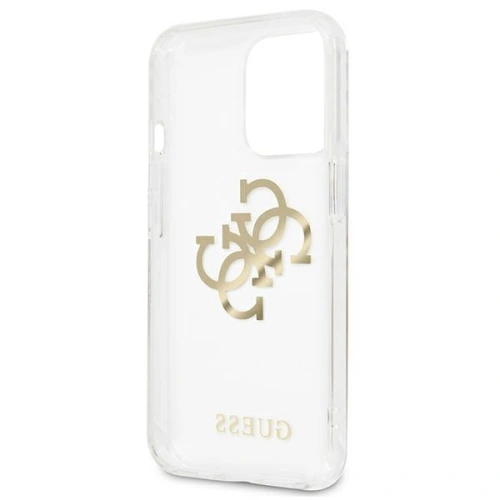 Kup Case Guess GUHCP13XKS4GGO Apple iPhone 13 Pro Max Transparent hardcase 4G Gold Charms Collection - GUE1344CL - {ean13} - Sklep Home Screen