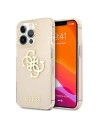 Etui Guess GUHCP13XPCUGL4GGO Apple iPhone 13 Pro Max auriu/gold hard case Glitter 4G Big Logo