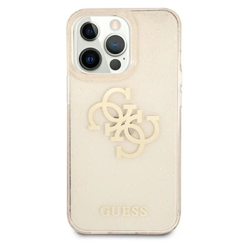 Kup Etui Guess GUHCP13XPCUGL4GGO Apple iPhone 13 Pro Max auriu/gold hard case Glitter 4G Big Logo - GUE1346GLD - {ean13} - Sklep Home Screen