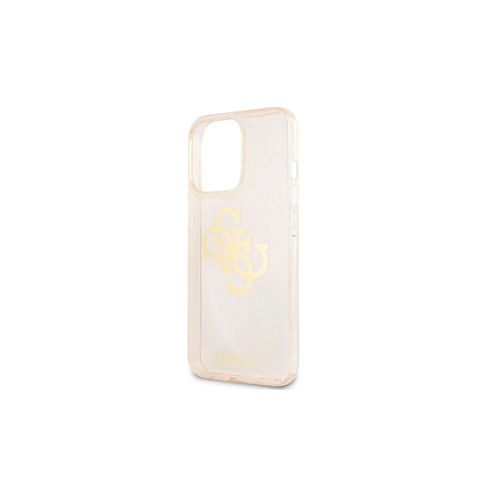 Etui Guess GUHCP13XPCUGL4GGO Apple iPhone 13 Pro Max złoty/gold hard case Glitter 4G Big Logo