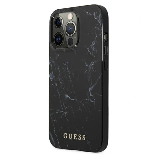 Kup Etui Guess GUHCP13XPCUMABK Apple iPhone 13 Pro Max negru/black hardcase Marble - GUE1347BLK - {ean13} - Sklep Home Screen