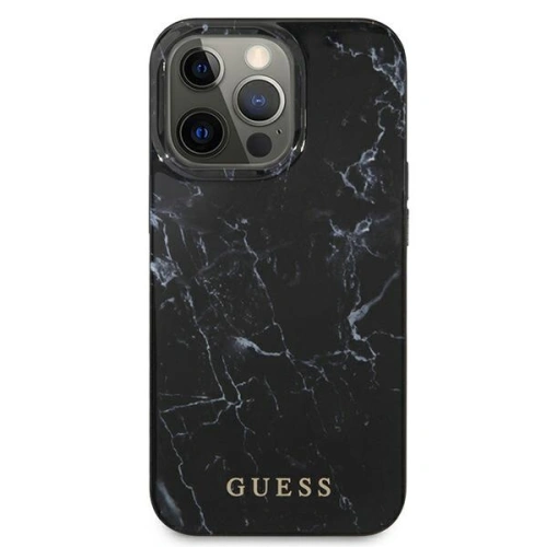 Kup Case Guess GUHCP13XPCUMABK Apple iPhone 13 Pro Max schwarz/black hardcase Marmor - GUE1347BLK - {ean13} - Sklep Home Screen