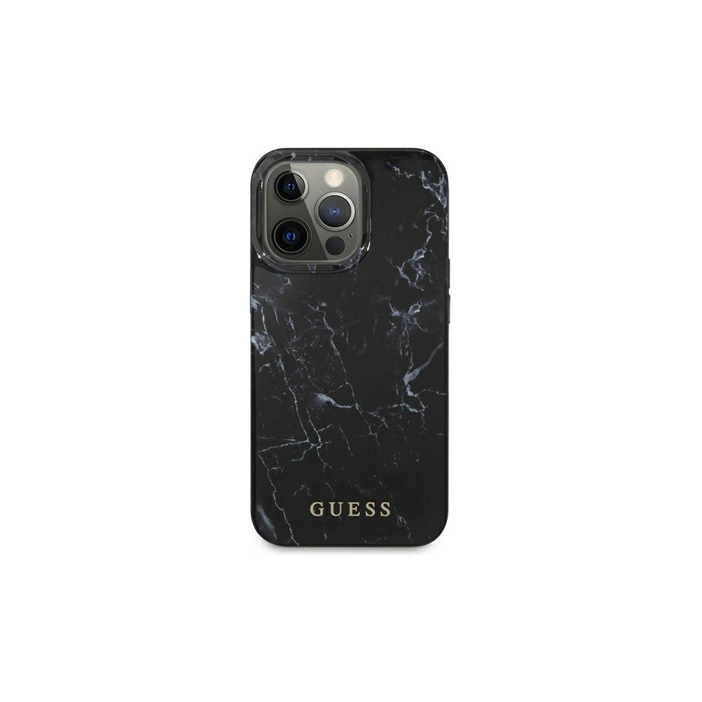 Etui Guess GUHCP13XPCUMABK Apple iPhone 13 Pro Max czarny/black hardcase Marble