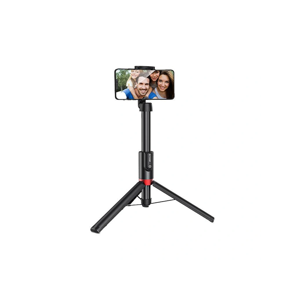 Selfie stick, statyw Bluetooth BlitzWolf BW-BS10 Plus do smartfonów (czarny)