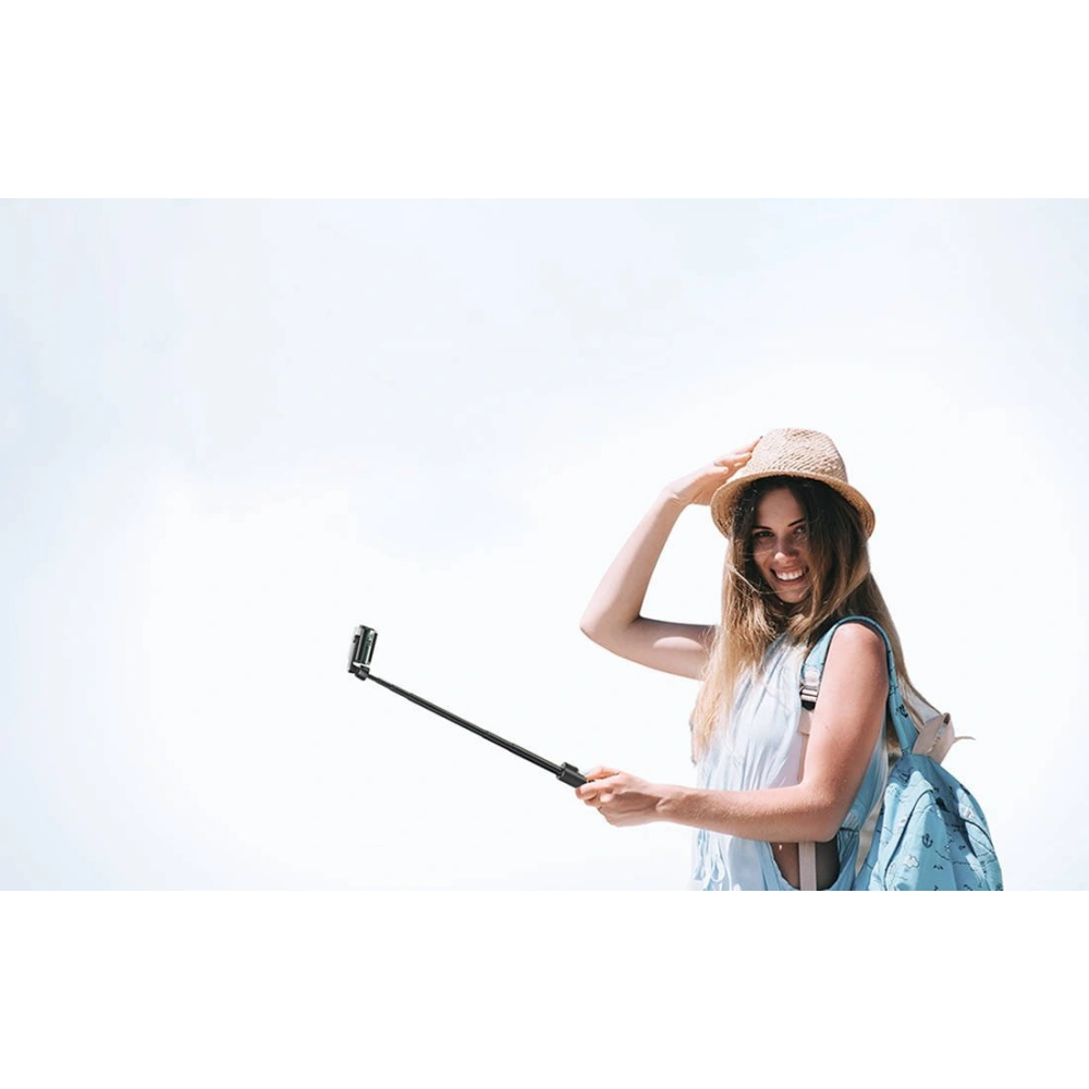 Selfie stick, statyw Bluetooth BlitzWolf BW-BS10 Plus do smartfonów (czarny)