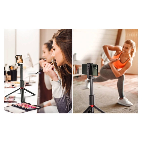 Buy Selfie stick, Bluetooth tripod BlitzWolf BW-BS10 Plus for smartphones (black) - BLZ392 - {ean13} - Home Screen Store Europe