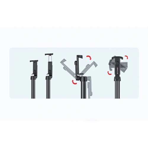 Buy Selfie stick, Bluetooth tripod BlitzWolf BW-BS10 Plus for smartphones (black) - BLZ392 - {ean13} - Home Screen Store Europe