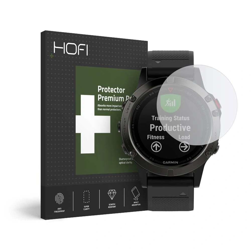 Szkło hartowane Hofi Glass Pro+ Garmin Fenix 5/6/6 Pro/7