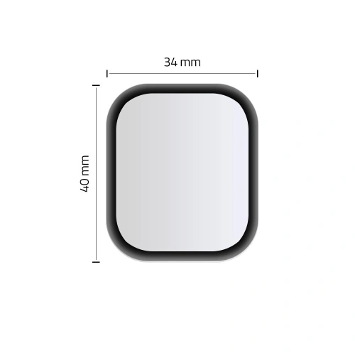 Kup Hybidní sklo Hofi Hybrid Glass Apple Watch 44mm černé - HOFI022BLK - {ean13} - Sklep Home Screen