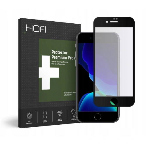 Kup Hybridglas Hofi Ultraflex Glass Apple iPhone SE 2022/SE 2020/8/7 Schwarz - HOFI025BLK - {ean13} - Sklep Home Screen