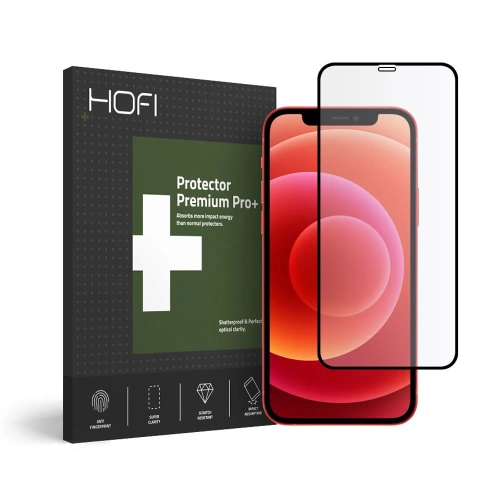 Kup Sticlă securizată Hofi Full Pro+ Apple iPhone 12/12 Pro Negru - HOFI045BLK - {ean13} - Sklep Home Screen
