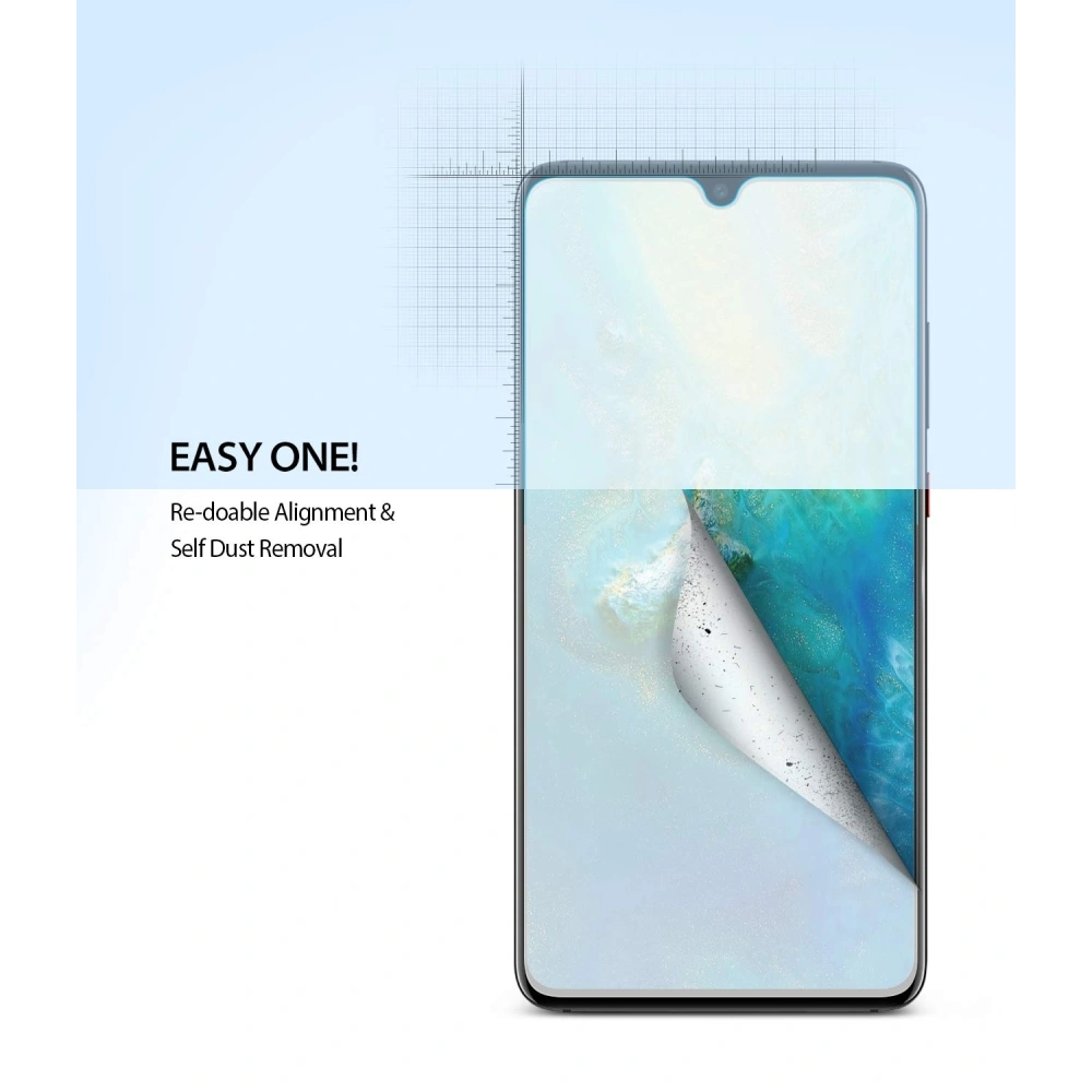 Folia Ringke Dual Easy Full Cover Huawei Mate 20 Case Friendly