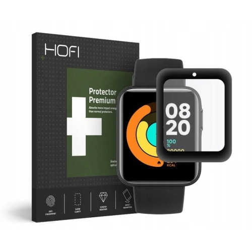 Kup Hibrid üveg Hofi Hybrid Glass Xiaomi Mi Watch Lite Fekete - HOFI062BLK - {ean13} - Sklep Home Screen