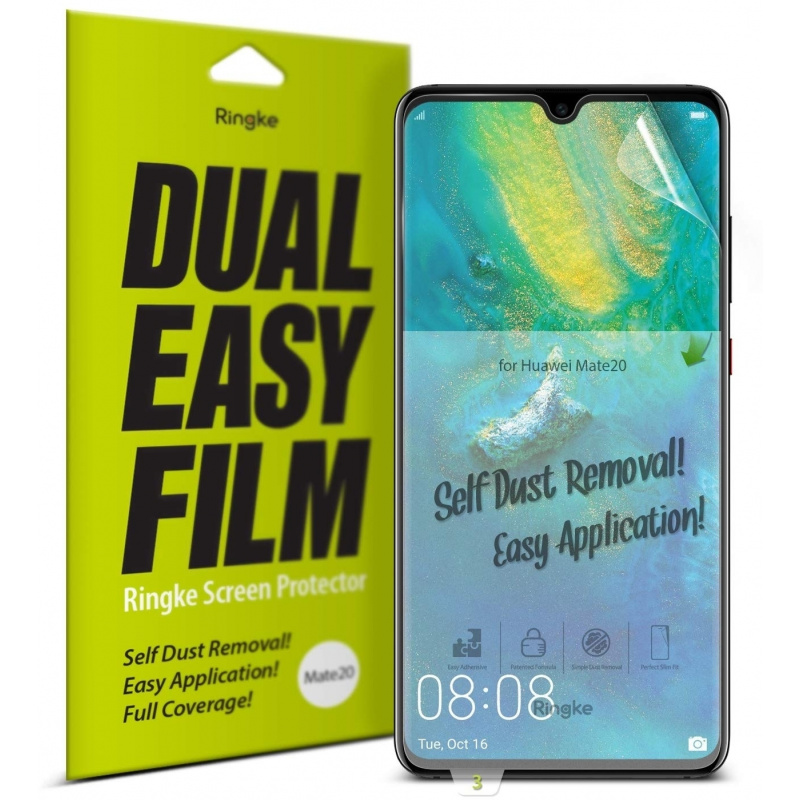 Folia Ringke Dual Easy Full Cover Huawei Mate 20 Case Friendly