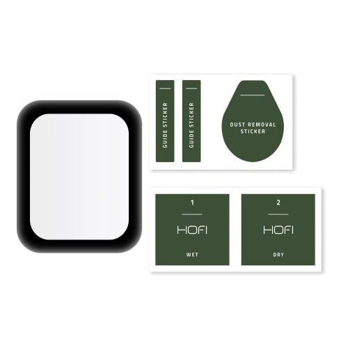 Kup Hybriertes Glas Hofi Hybrid Glass Amazfit GTS 2/2e Schwarz - HOFI107BLK - {ean13} - Sklep Home Screen