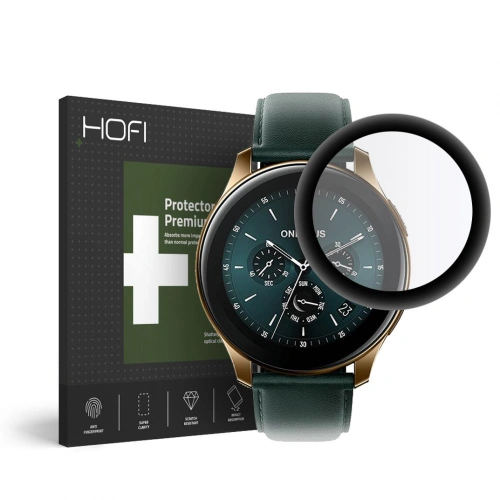 Kup Hybriertes Glas Hofi Hybrid Glass OnePlus Watch Schwarz - HOFI111BLK - {ean13} - Sklep Home Screen