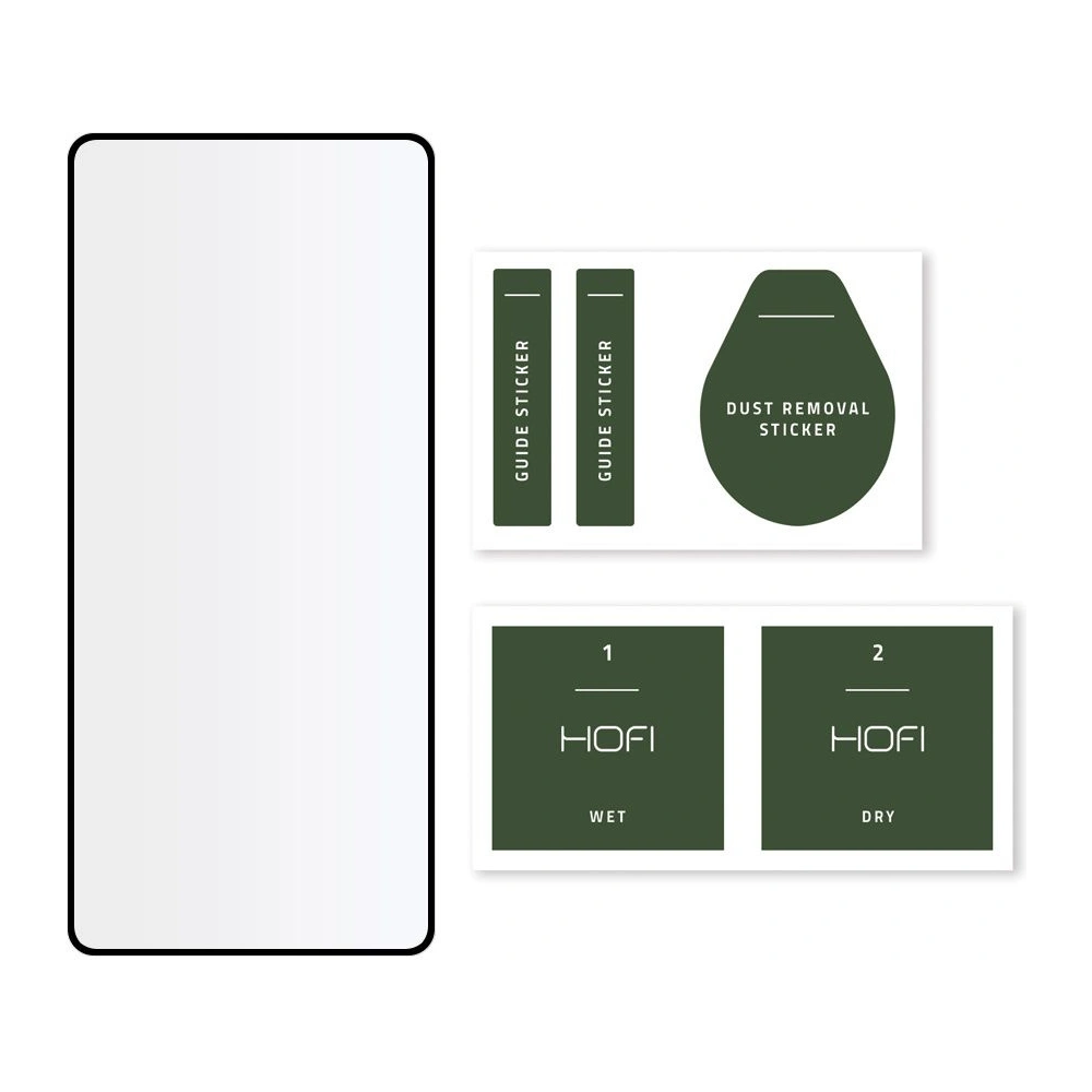 Szkło hartowane Hofi Glass Pro+ POCO M3 Pro 5G/Redmi Note 10 5G Black