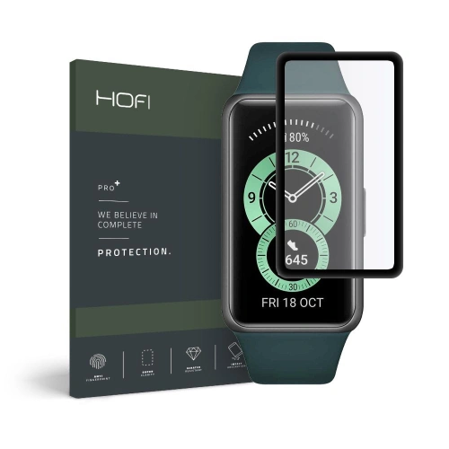 Kup Hibrid üveg Hofi Hybrid Glass Huawei Band 6 Fekete - HOFI117BLK - {ean13} - Sklep Home Screen