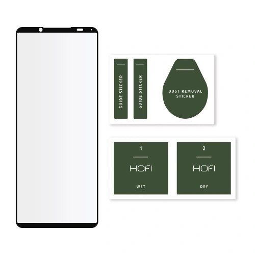 Kup Gehärtetes Glas Hofi Glass Pro+ Sony Xperia 5 III Schwarz - HOFI119BLK - {ean13} - Sklep Home Screen